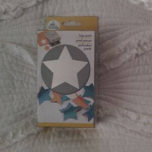 EK Tools Star Punch - Gray and White